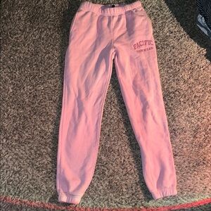 PacSun Pink Track Pants Relaxed Fit Joggers